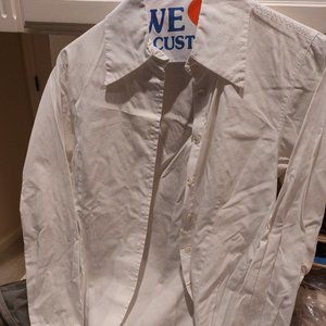 Jill McGowan White fitted blouse.  Size M